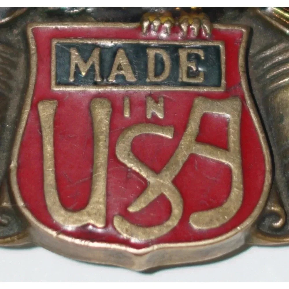 Harley-Davidson Made InThe USA Belt Buckle Vintage
